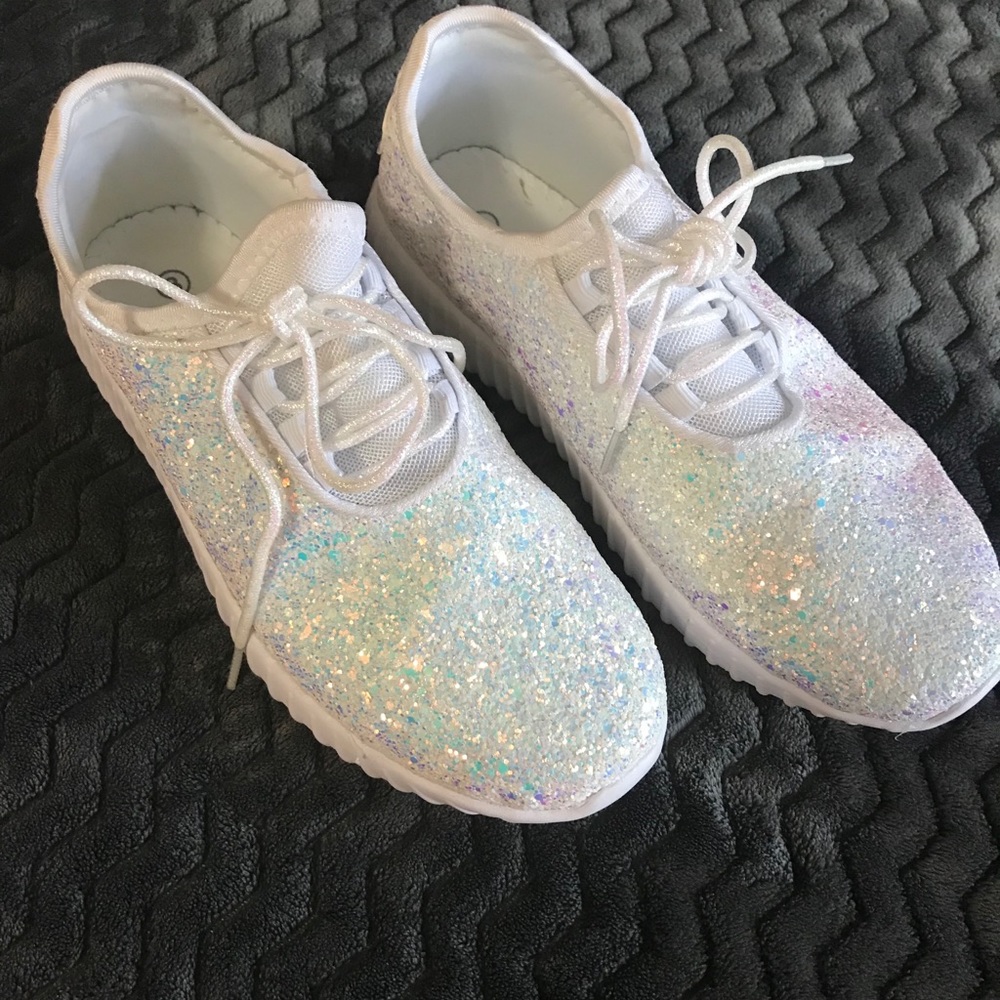 Glitter shoes size 8